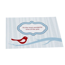 Tarjeta de felicitación de papel de diseño personalizado para regalo